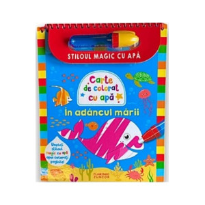 În adâncul marii. Carte de colorat cu apă. Stiloul magic cu apă