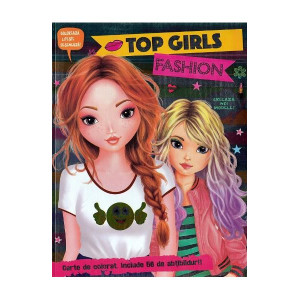 Top Girls Fashion. Carte de colorat