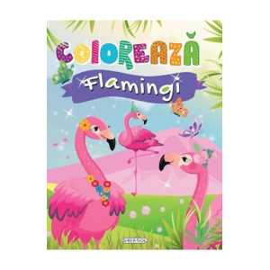 Coloreaza: Flamingi