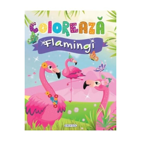 Coloreaza: Flamingi