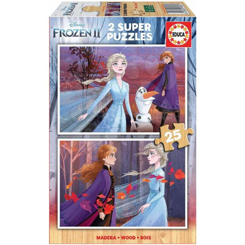 Puzzle Educa de 2 x 25 de piese - Frozen 2