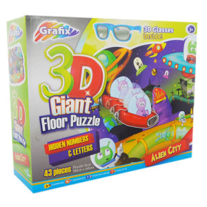 Puzzle Gigantic 3D De Sol Alien City, Grafix