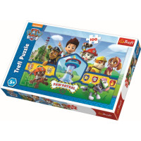 Puzzle Trefl de 100 piese - Paw Patrol, Echipa de eroi