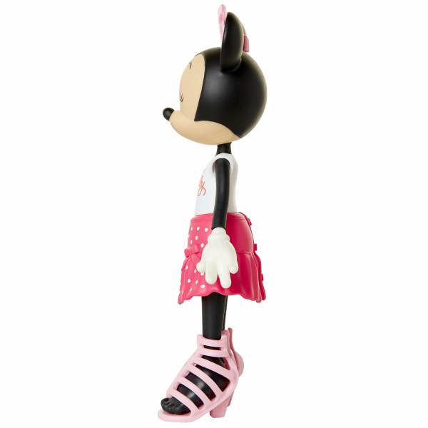 Păpușa Minnie Mouse cu fundiță roz, 24 cm