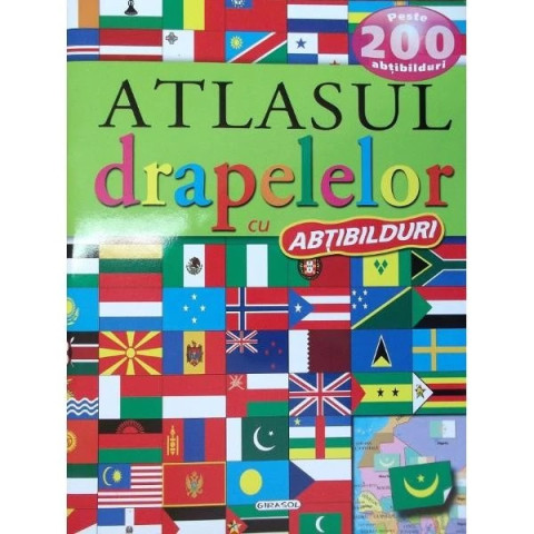 Atlasul drapelelor cu peste 200 de abțibilduri
