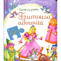 Carte cu puzzle - Frumoasa adormită