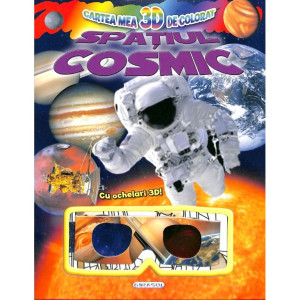 Cartea mea 3D de colorat - Spațiul cosmic