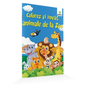 Colorez și învăț animale de la zoo