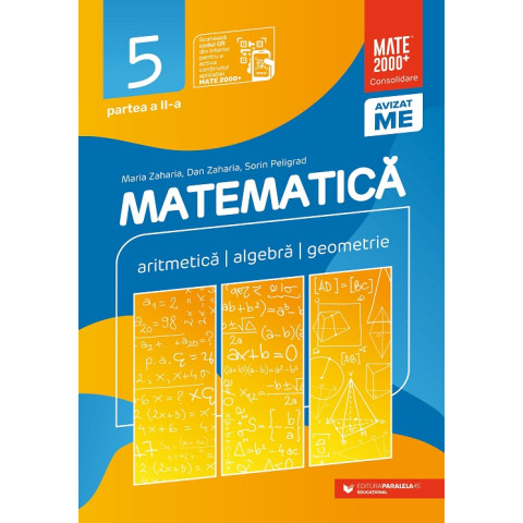 Matematică. Aritmetică, algebră, geometrie. Clasa a V-a. Consolidare. Partea a II-a