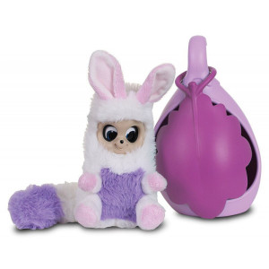 Jucărie de pluș Bush Baby World cu accesoriu pentru dormit Abi