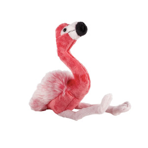 Pluș pasăre flamingo, 24 cm, Momki