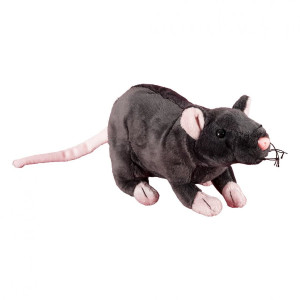 Pluș șobolan, 19 cm, Momki
