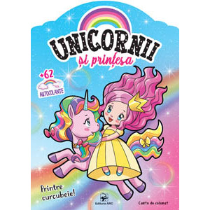 Printre curcubeie! Unicornii și prințesa