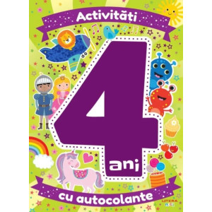 Activitati cu autocolante la 4 ani