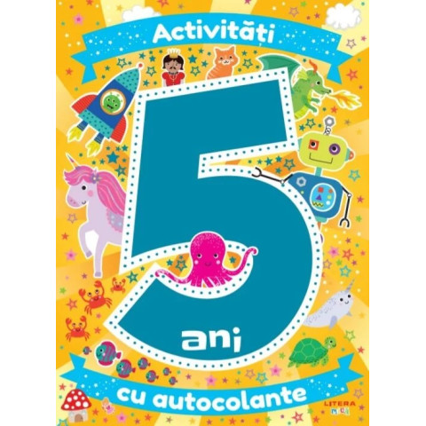 Activitati cu autocolante la 5 ani