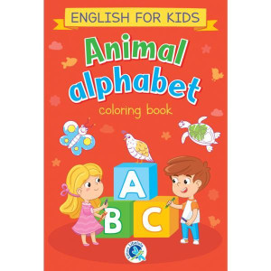 Animal alphabet. English for kids
