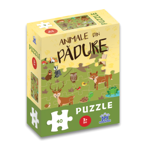 Animale din pădure: Puzzle