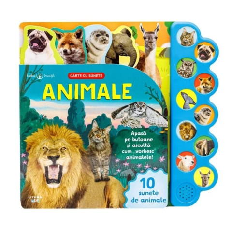 Bebe invata. Animale. Carte cu sunete