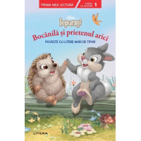 Disney. Iepurași. Bocanilă și prietenul arici. Poveste cu litere mari de tipar