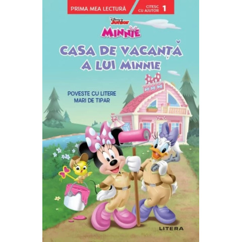 Disney Junior. Minnie. Casa de vacanță a lui Minnie. Poveste cu litere mari de tipar