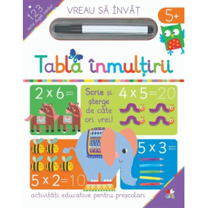 Vreau să învăț. Tabla înmulțirii