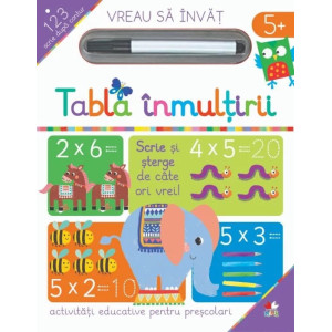 Vreau să învăț. Tabla înmulțirii