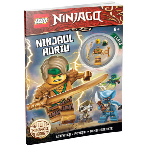 Ninjaul Auriu (carte de activități cu benzi desenate și minifigurină LEGO®)