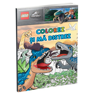Colorez și mă distrez – Jurassic World (carte de colorat)