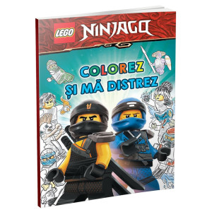 Colorez și mă distrez – Ninjago (carte de colorat)