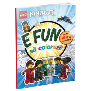 E fun să colorezi! – Ninjago (carte de colorat cu abțibilduri)