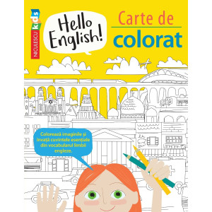 Hello English! Carte de colorat