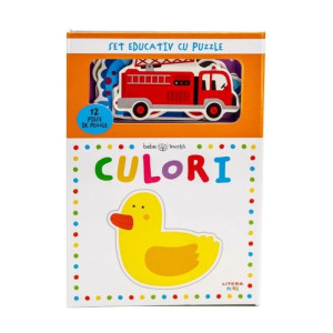 Bebe invata. Culori. Set educativ cu puzzle