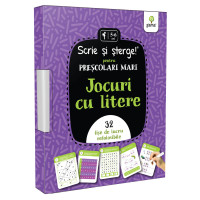 Jocuri cu litere • pentru preșcolari mari