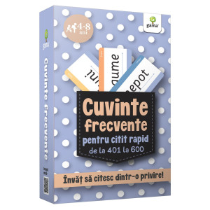 Cuvinte frecvente pentru citit rapid de la 401 la 600