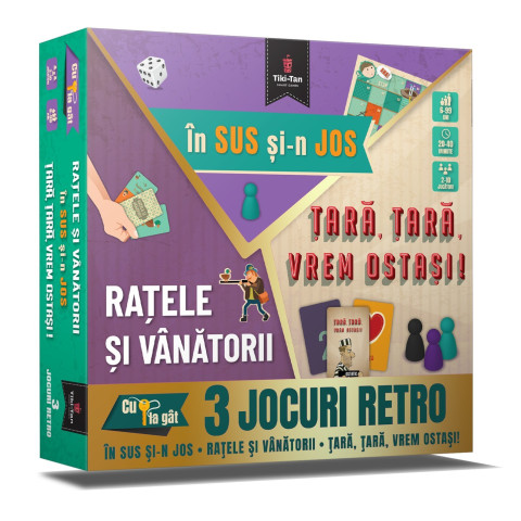 RAȚELE ȘI VÂNĂTORII • ȚARĂ, ȚARĂ, VREM OSTAȘI! • ÎN SUS ȘI-N JOS