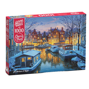 Puzzle Timaro - Amsterdam at Night, 1000 piese