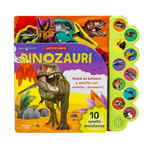 Bebe invata. Dinozauri. Carte cu sunete