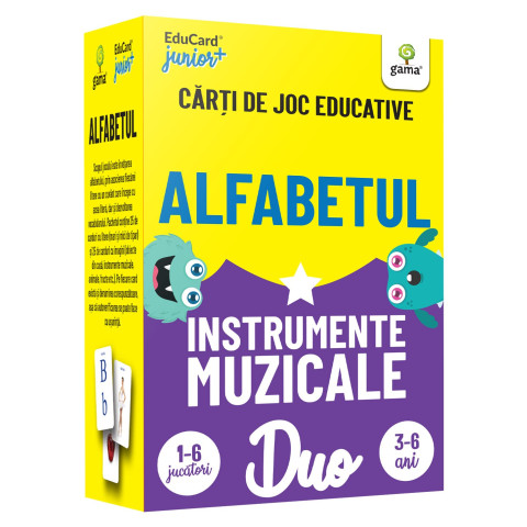 DuoCard - Alfabetul • Instrumente muzicale