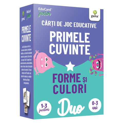 DuoCard - Primele cuvinte • Forme si culori