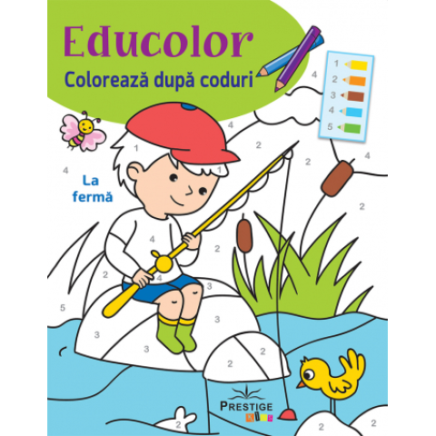 Colorează după Coduri: La Fermă 