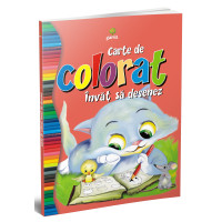 Carte de colorat învăţ să desenez