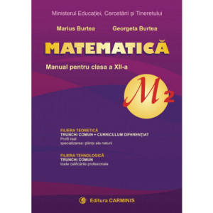 Manual de matematica, pentru clasa a XII-a, Profil M2