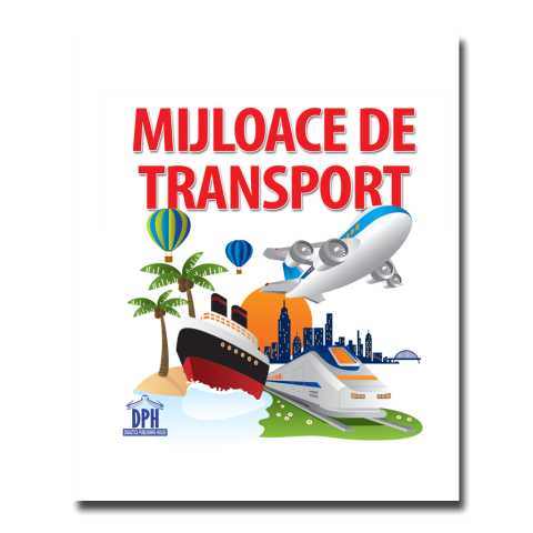 Mijloace de transport - carte pliată