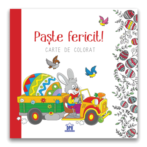 Paște fericit! - Carte de colorat