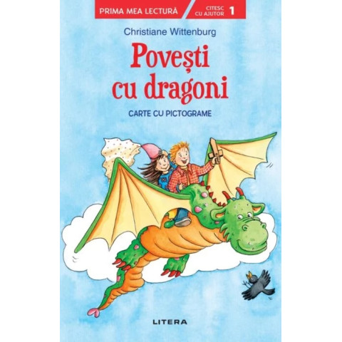 Povesti cu dragoni. Carte cu pictograme. Citesc cu ajutor (Nivelul 1)