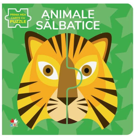 Animale sălbatice. Prima mea carte cu puzzle