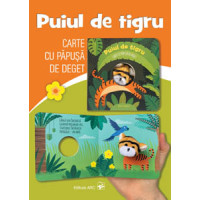 Puiul de tigru. Carte cu păpușă de deget