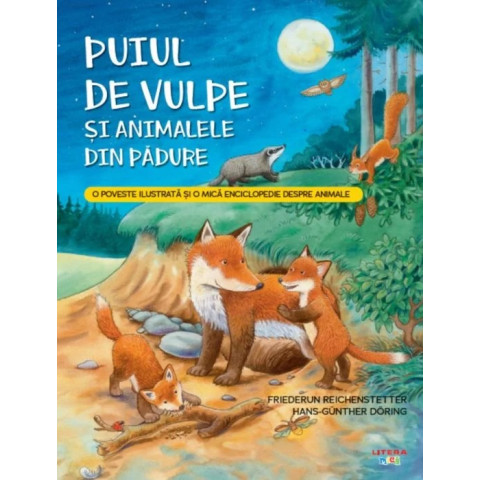 Puiul de vulpe și animalele din pădure