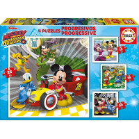 Puzzle Educa 4 in 1 - Mickey and the Roadster Racers