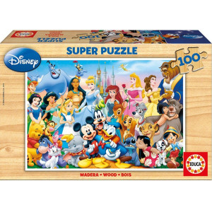 Puzzle Educa - The wonderful world of Disney, 100 piese